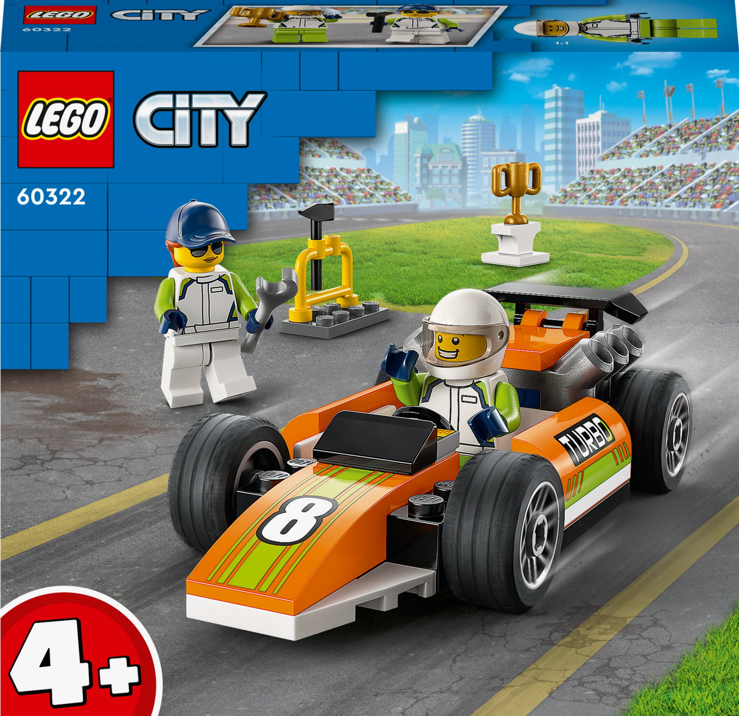 LEGO  City Great Vehicles Αγωνιστικό Αυτοκίνητο 60322 - LEGO, LEGO City, LEGO City Great Vehicles