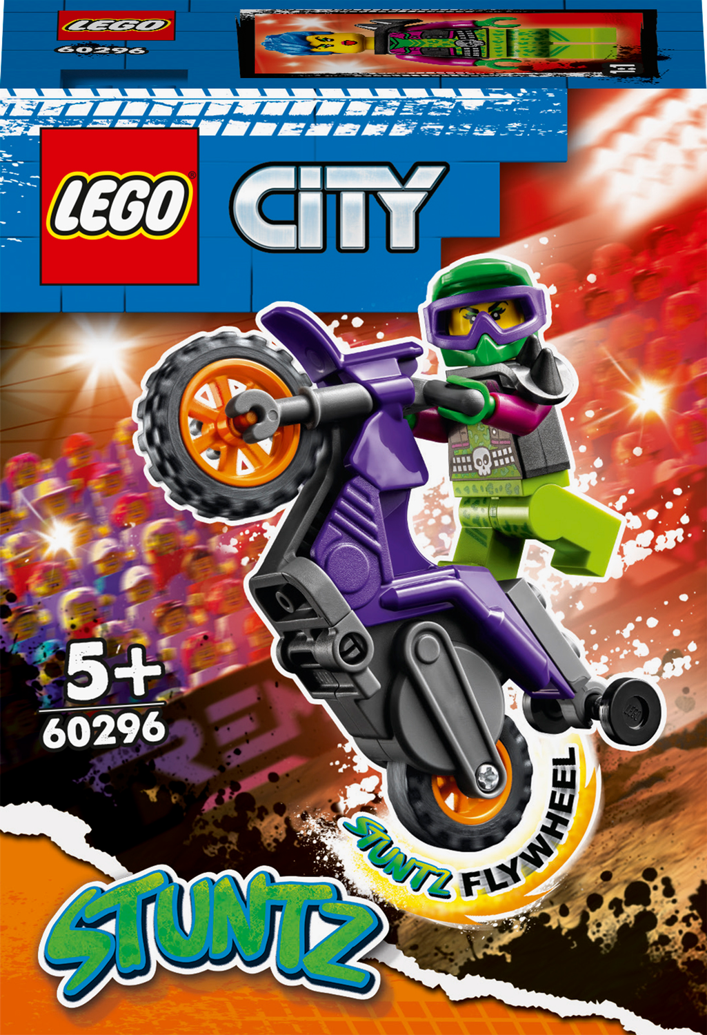 LEGO  City Stuntz Ακροβατική Μηχανή για Σούζες 60296 - LEGO, LEGO City