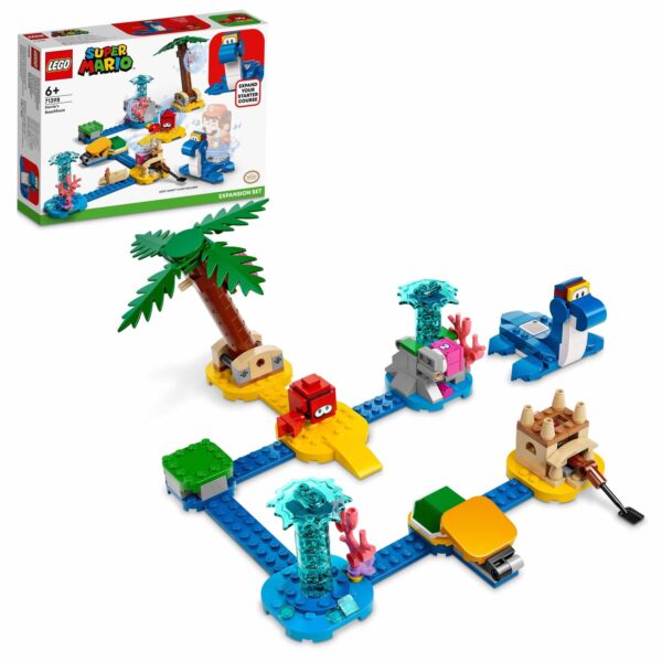 LEGO  Super Mario Πίστα Επέκτασης Παραλία της Dorrie 71398 LEGO, LEGO Super Mario Αγόρι 5-7 ετών, 7-12 ετών Super Mario