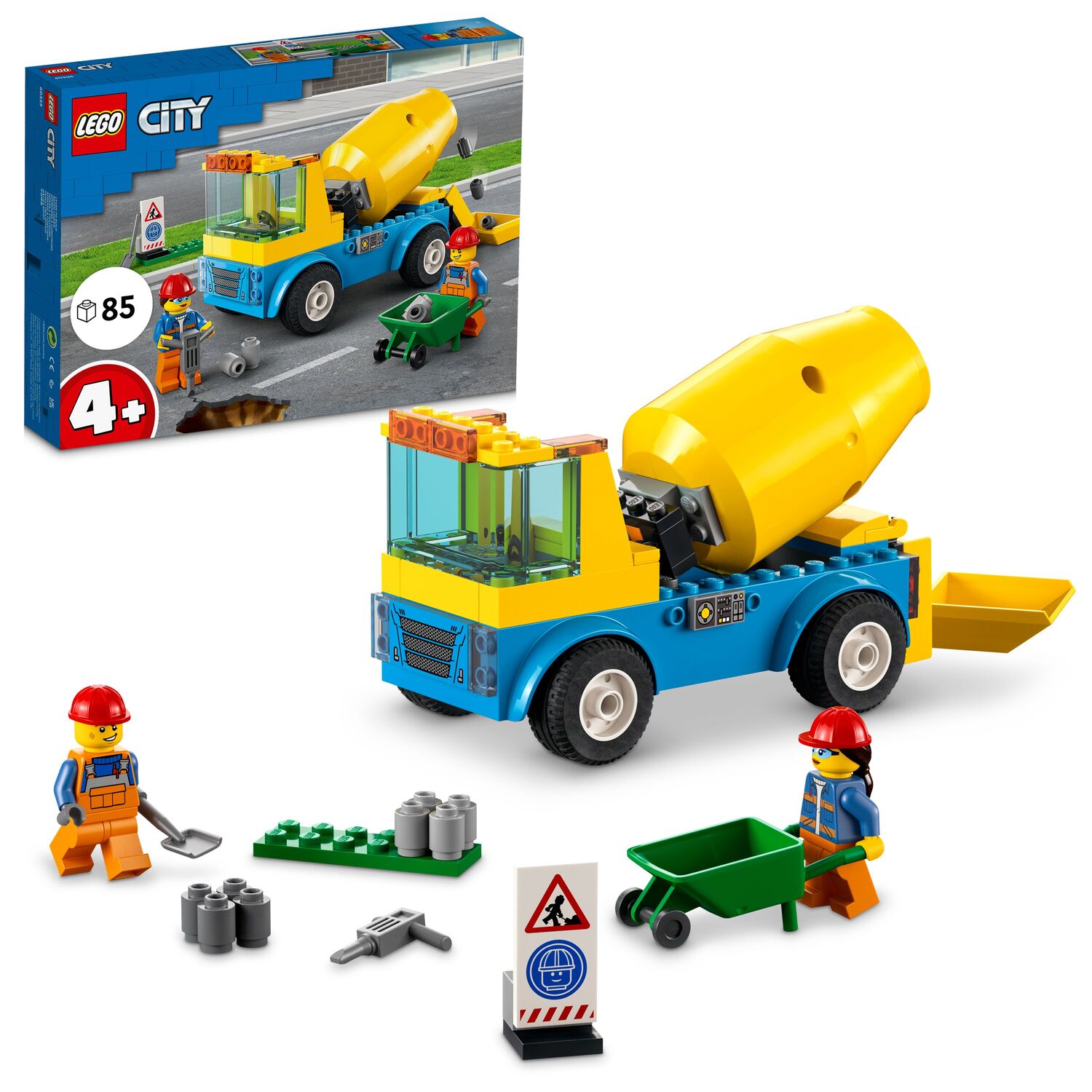 LEGO  City Great Vehicles Μπετονιέρα 60325 - LEGO, LEGO City, LEGO City Great Vehicles