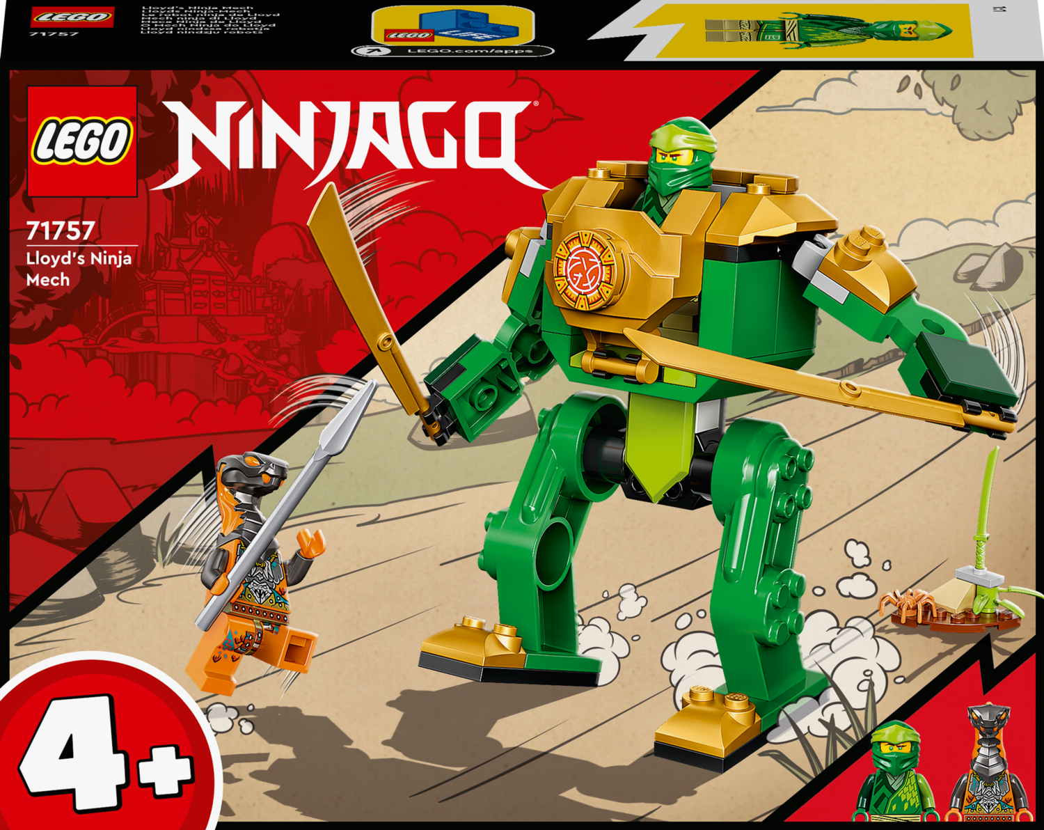 LEGO  Ninjago Ρομποτική Στολή Νίντζα του Λόιντ 71757 - LEGO, LEGO Ninjago