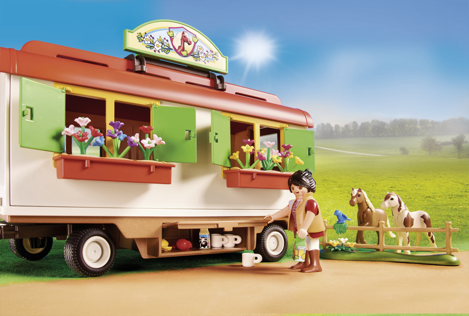 Playmobil Country Κατασκήνωση με Τροχόσπιτο και Πόνυ 70510 - Playmobil, Playmobil Country