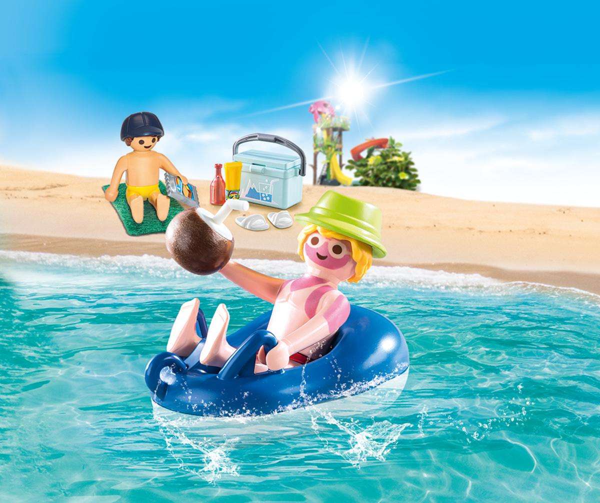 Playmobil Family Fun Παραθεριστής με Φουσκωτή Κουλούρα 70112 - Playmobil, Playmobil Family Fun