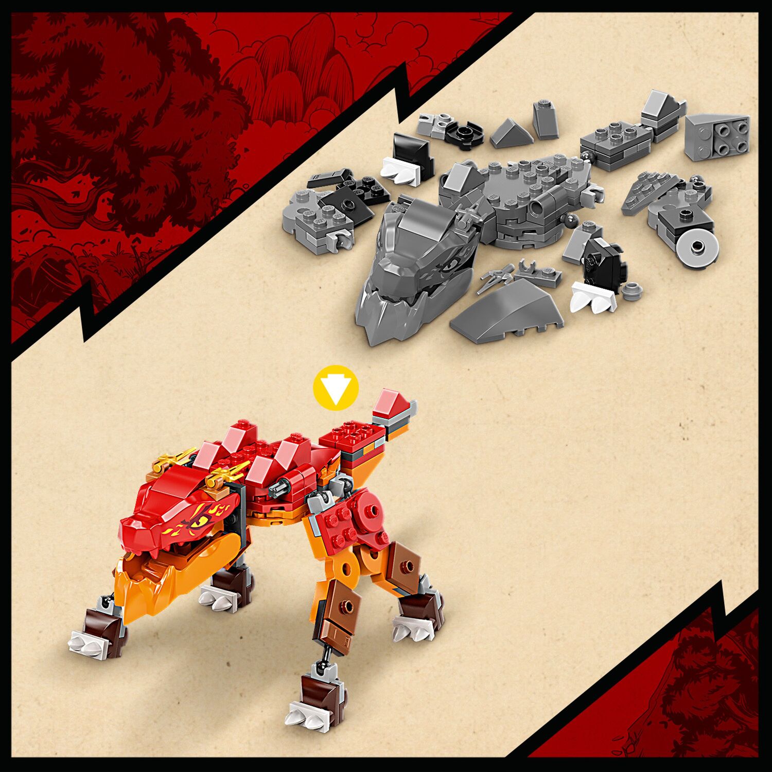 LEGO  Ninjago EVO Δράκος Φωτιάς του Κάι 71762 - LEGO, LEGO Ninjago