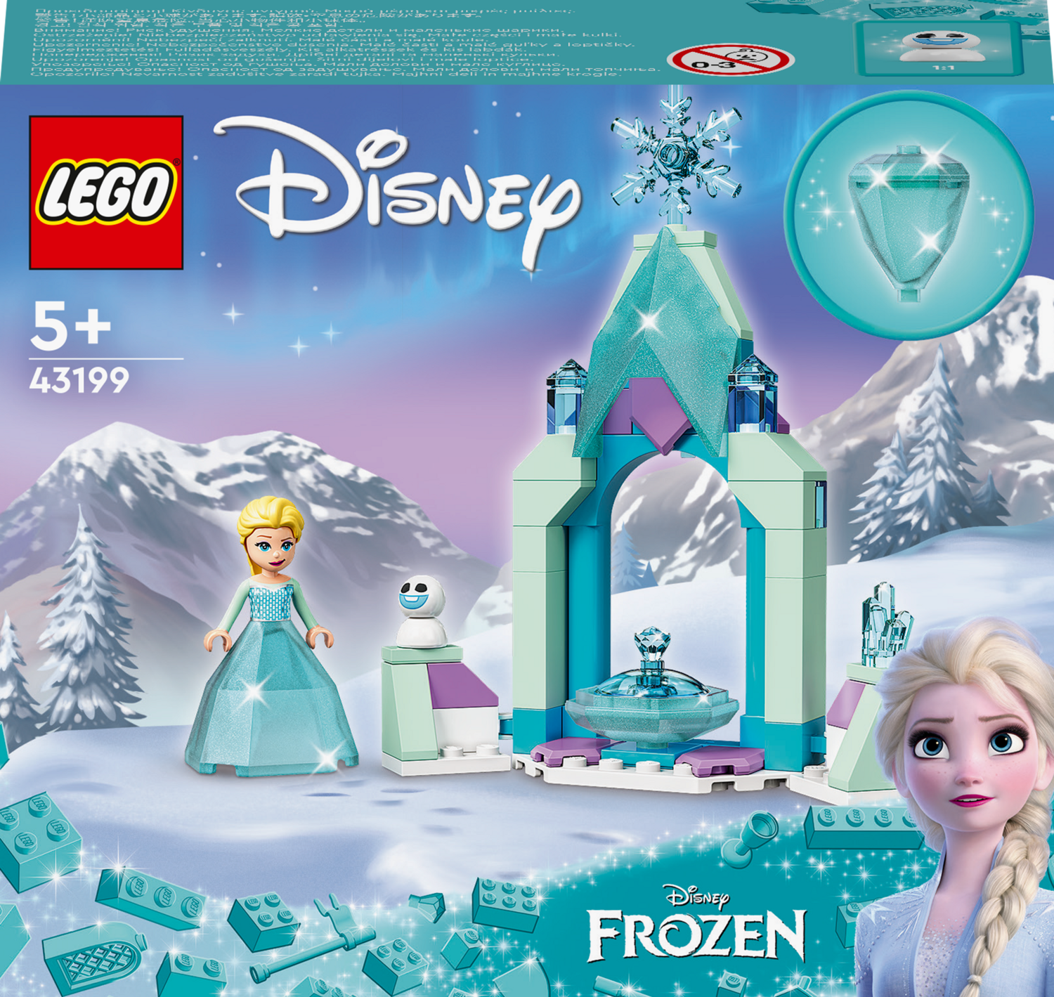 LEGO Disney Princess The Courtyard of Elsa Castle 43199 - LEGO, LEGO Disney Princess