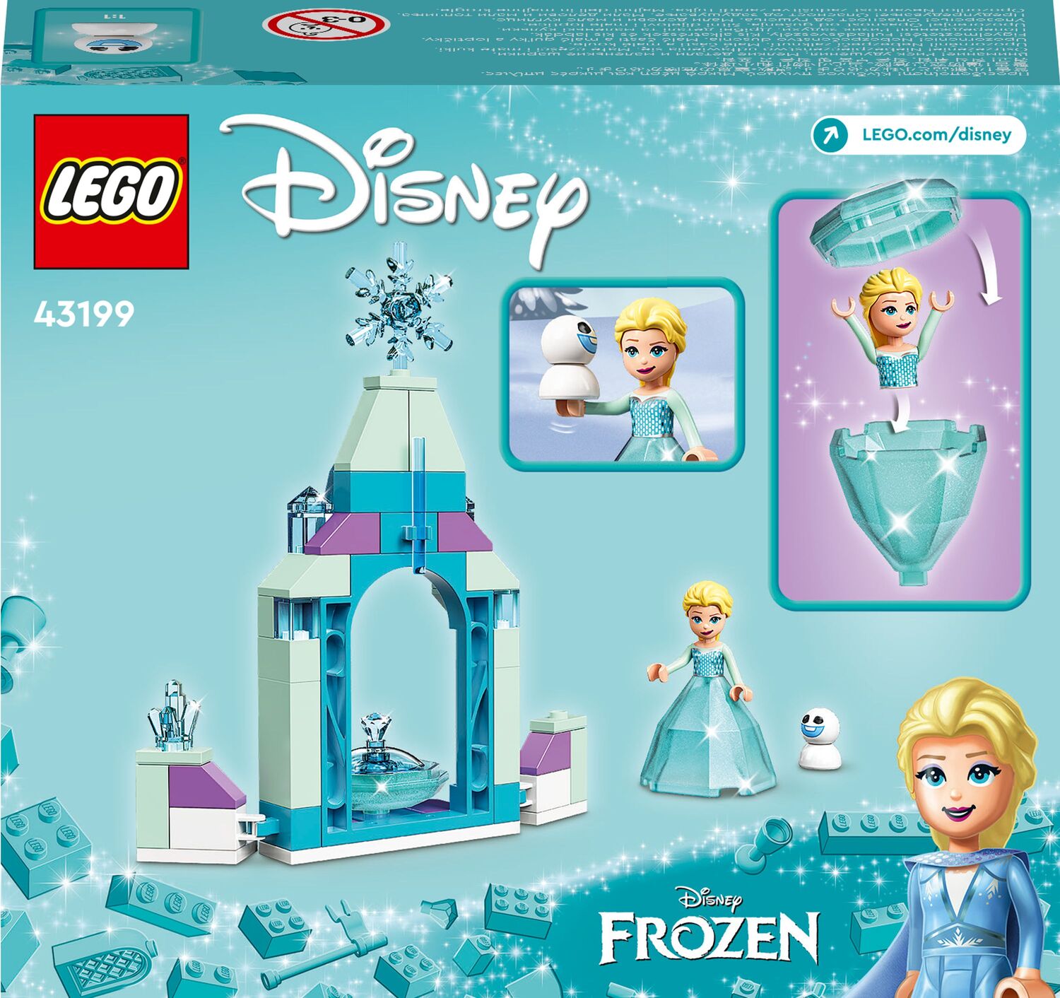 LEGO Disney Princess The Courtyard of Elsa Castle 43199 - LEGO, LEGO Disney Princess