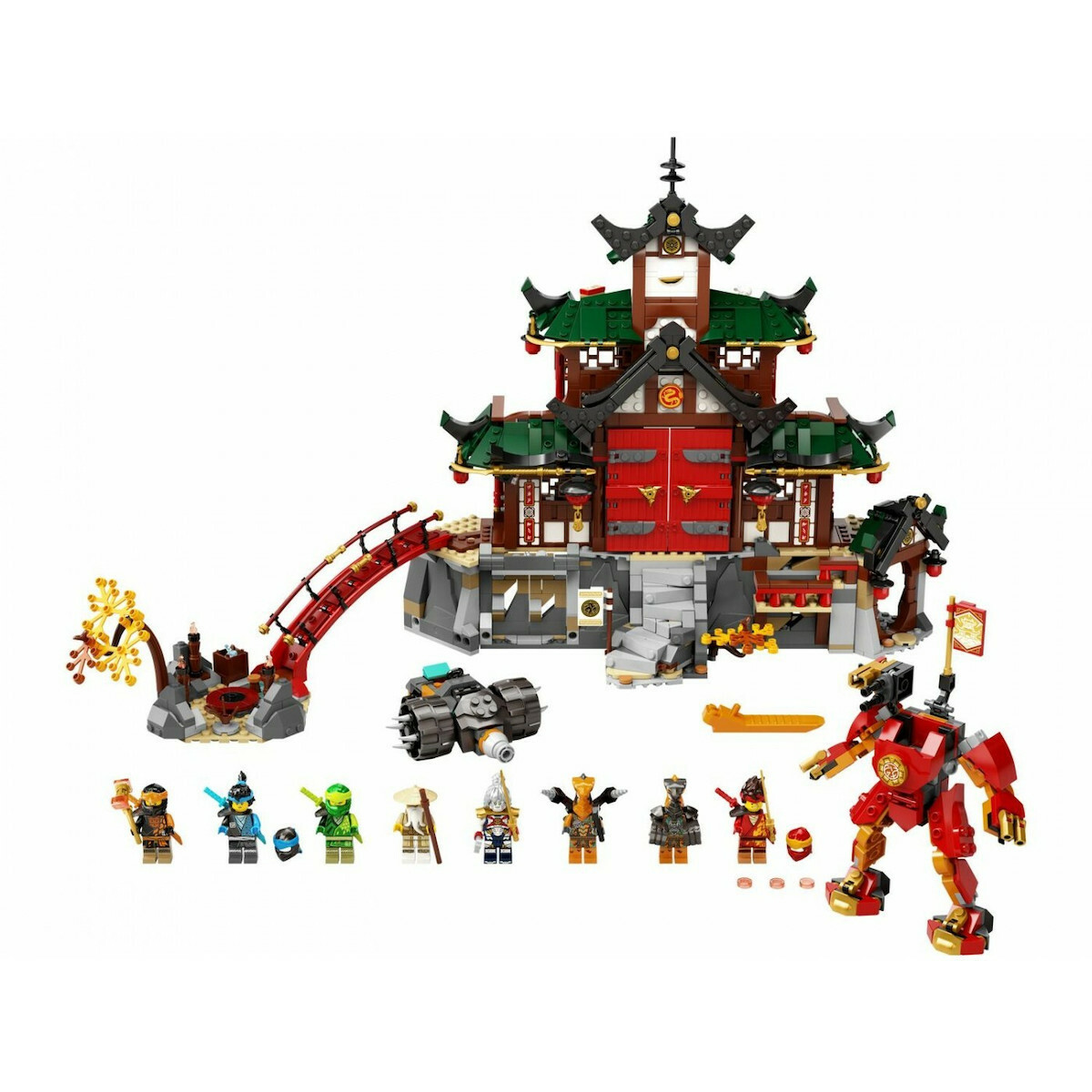 LEGO Ninjago Ναός Ντότζο των Νίντζα Ninja Dogo Temple 71767 - LEGO, LEGO Ninjago