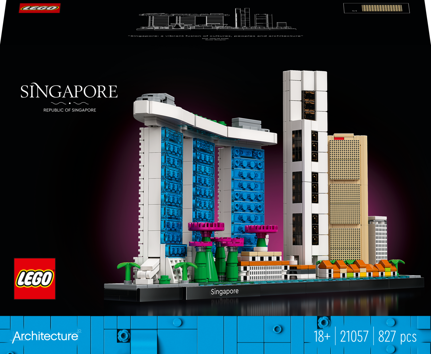 LEGO Architecture Σιγκαπούρη 21057 - LEGO, LEGO Architecture