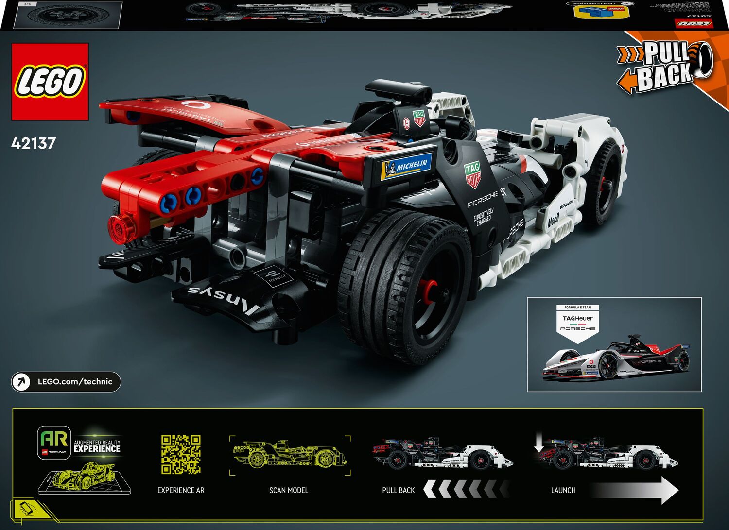 LEGO Technic Formula E® Porsche 99X Electric 42137 - LEGO, LEGO Technic