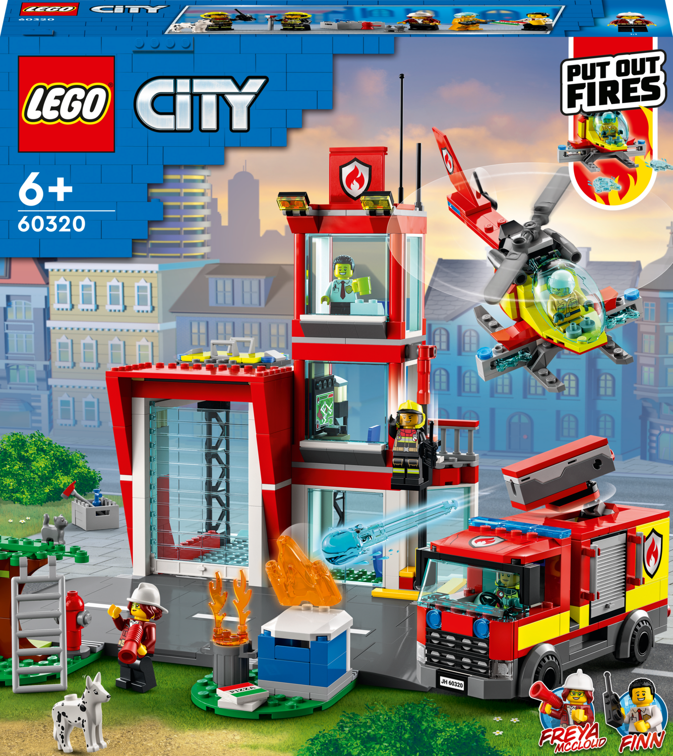 LEGO  City Fire Σταθμός Πυροσβεστικής 60320 - LEGO, LEGO City, LEGO City Fire