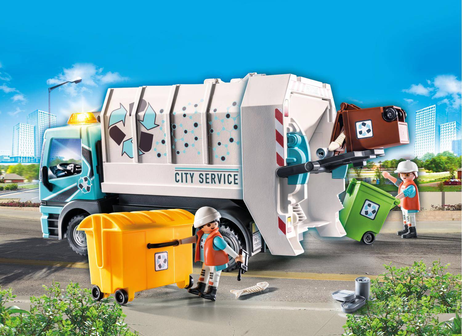 Playmobil City Life Φορτηγό Ανακύκλωσης 70885 - Playmobil, Playmobil City Life