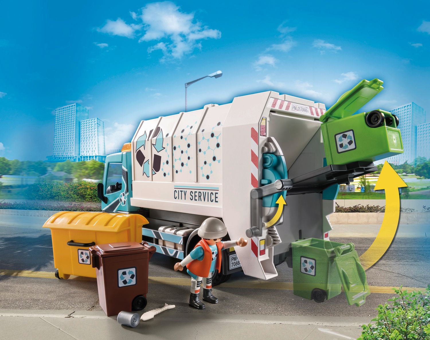 Playmobil City Life Φορτηγό Ανακύκλωσης 70885 - Playmobil, Playmobil City Life