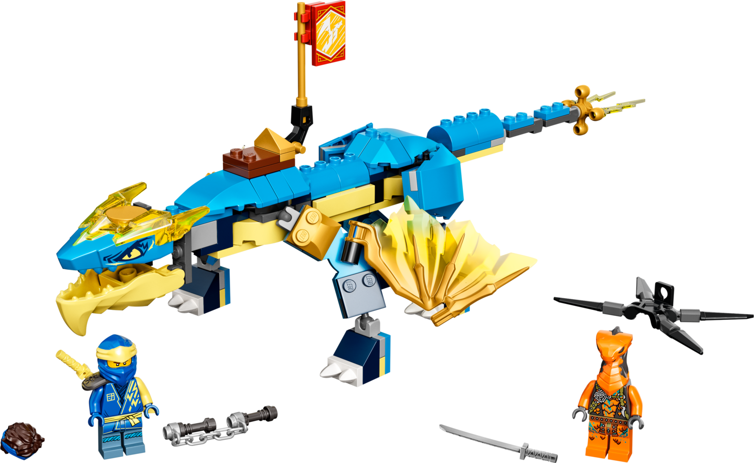 LEGO  Ninjago EVO Δράκος Κεραυνών του Τζέι 71760 - LEGO, LEGO Ninjago