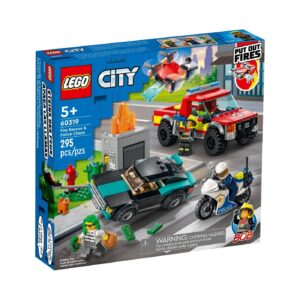 LEGO  City Fire Πυροσβεστική Διάσωση & Αστυνομική Καταδίωξη 60319 - LEGO