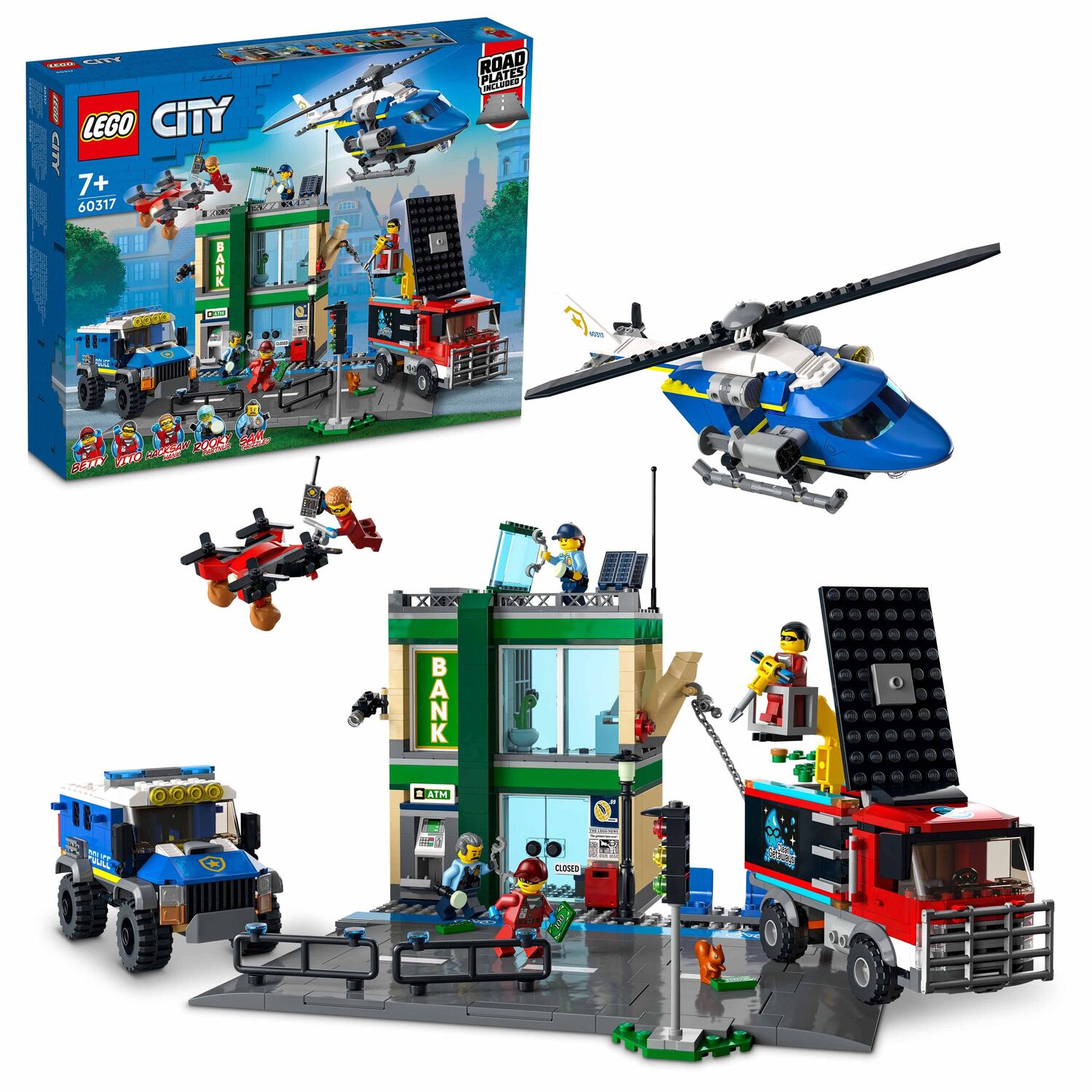 LEGO  City Police Αστυνομική Καταδίωξη στην Τράπεζα 60317 - LEGO, LEGO City, LEGO City Police