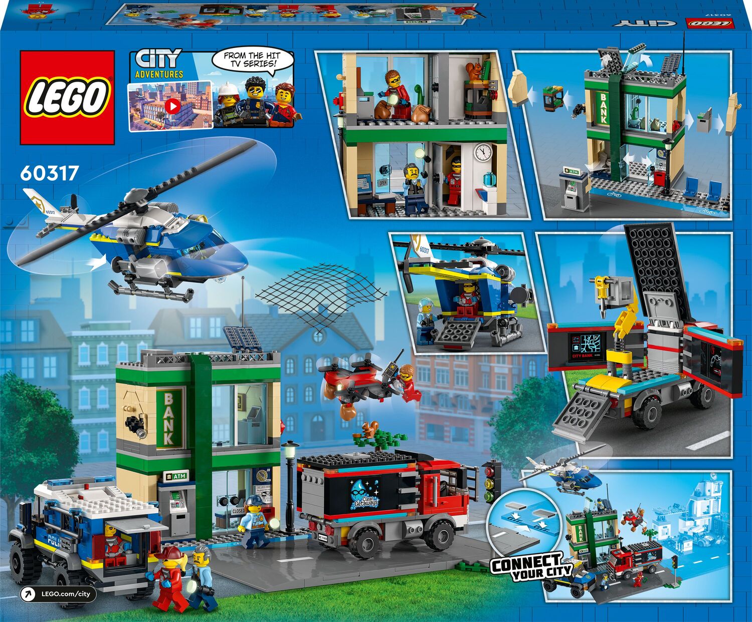 LEGO  City Police Αστυνομική Καταδίωξη στην Τράπεζα 60317 - LEGO, LEGO City, LEGO City Police