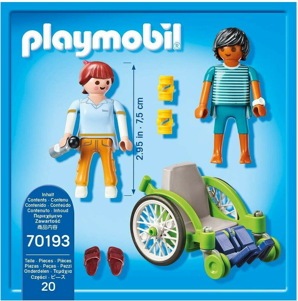 Playmobil City Life Ασθενής με Καροτσάκι 70193 - Playmobil, Playmobil City Life