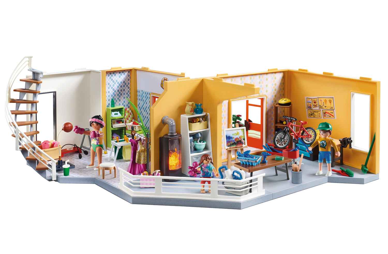 Playmobil City Life Επιπλωμένη Επέκταση Ορόφου για το Μοντέρνο Σπίτι 70986 - Playmobil, Playmobil City Life