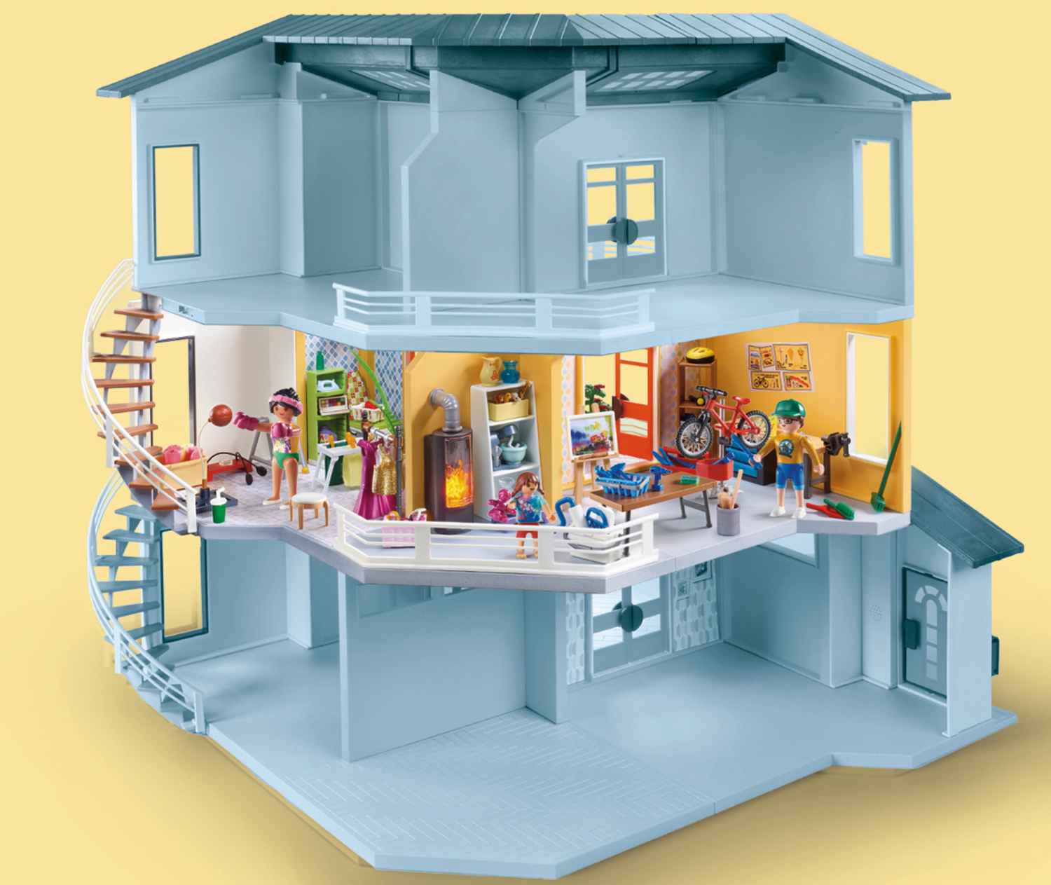 Playmobil City Life Επιπλωμένη Επέκταση Ορόφου για το Μοντέρνο Σπίτι 70986 - Playmobil, Playmobil City Life