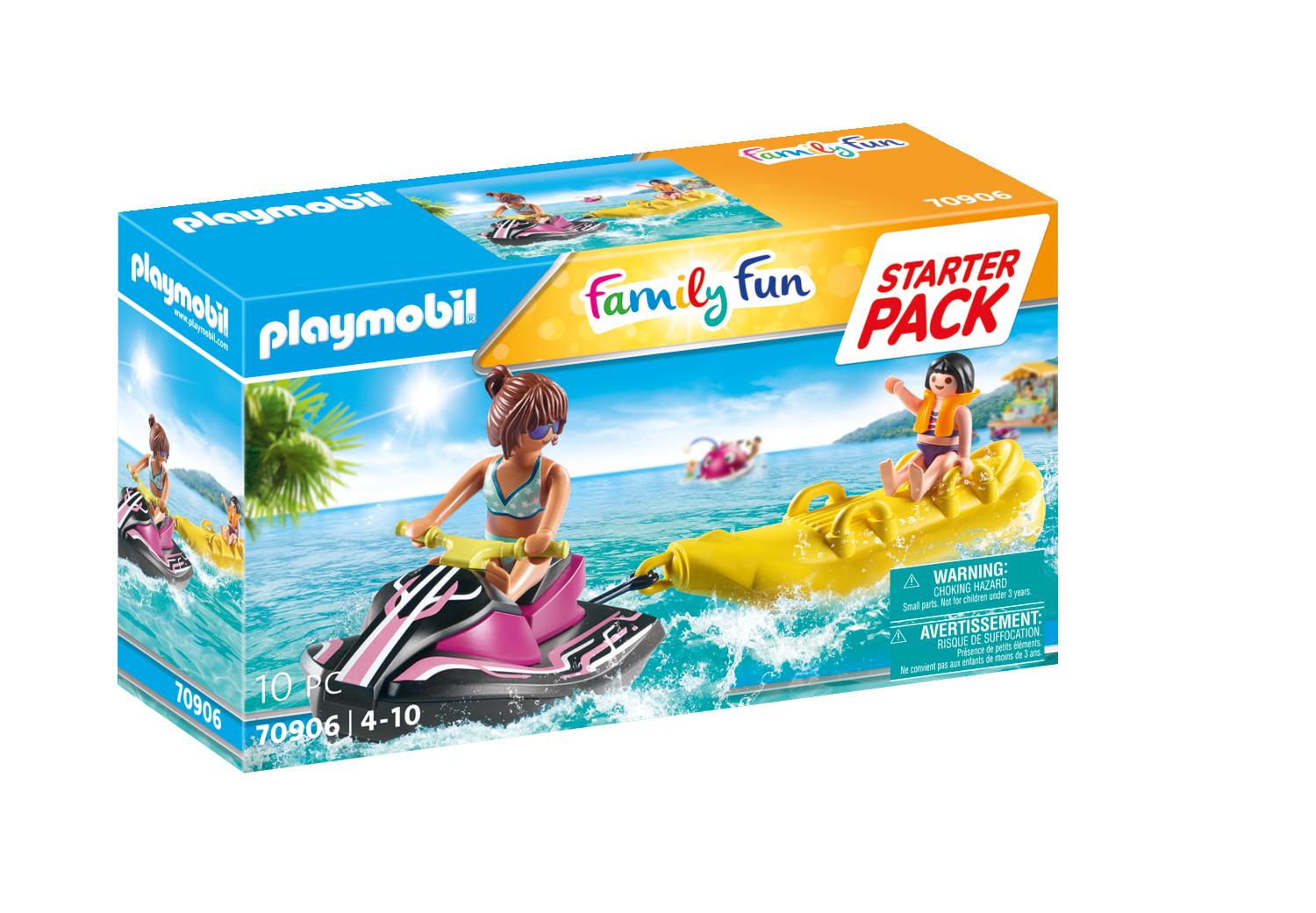 Playmobil Family Fun Starter Pack Aqua Scooter και Φουσκωτή Μπανάνα 70906 - Playmobil, Playmobil Family Fun