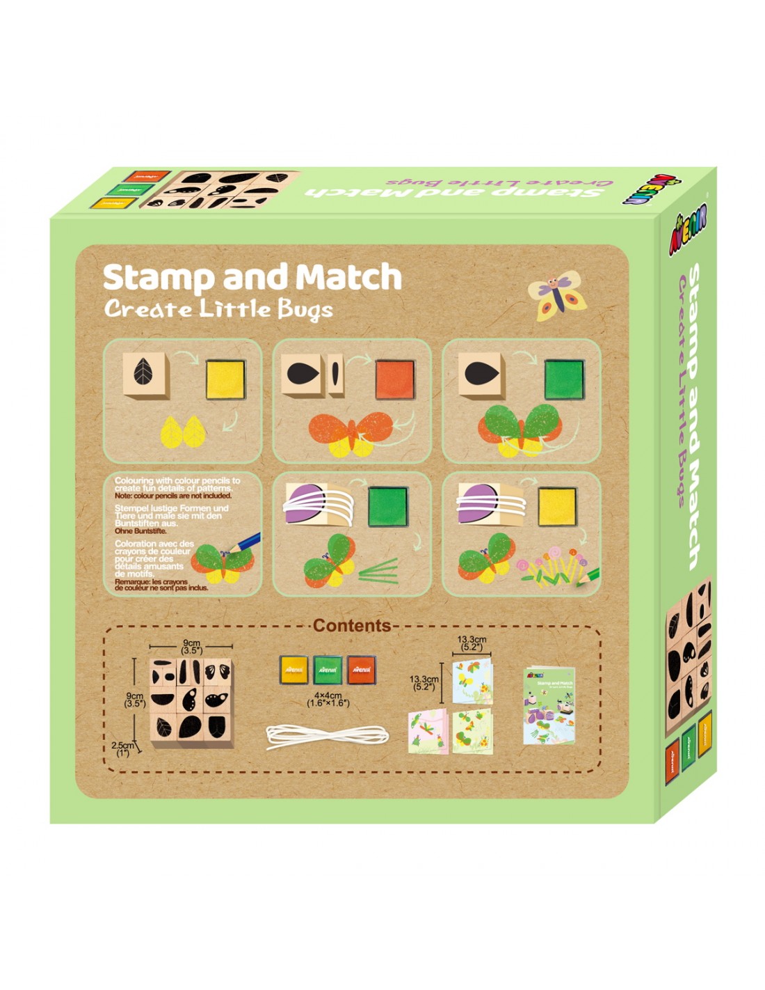 Avenir Stamp And Match-Create Little Bugs 60739 - Avenir