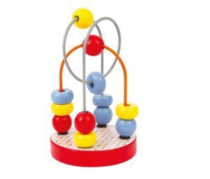 Wood' N Play Μίνι Λαβύρινθος με Χάντρες 3 Χρώματα PRG00458 - Wood' N Play