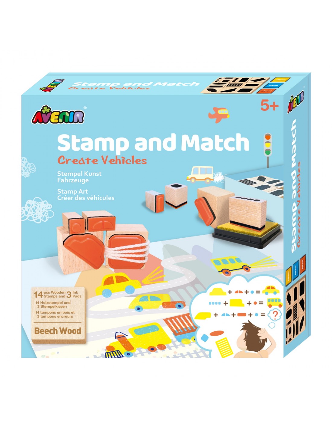 Avenir Stamp And Match-Create Vehicles 60740 - Avenir