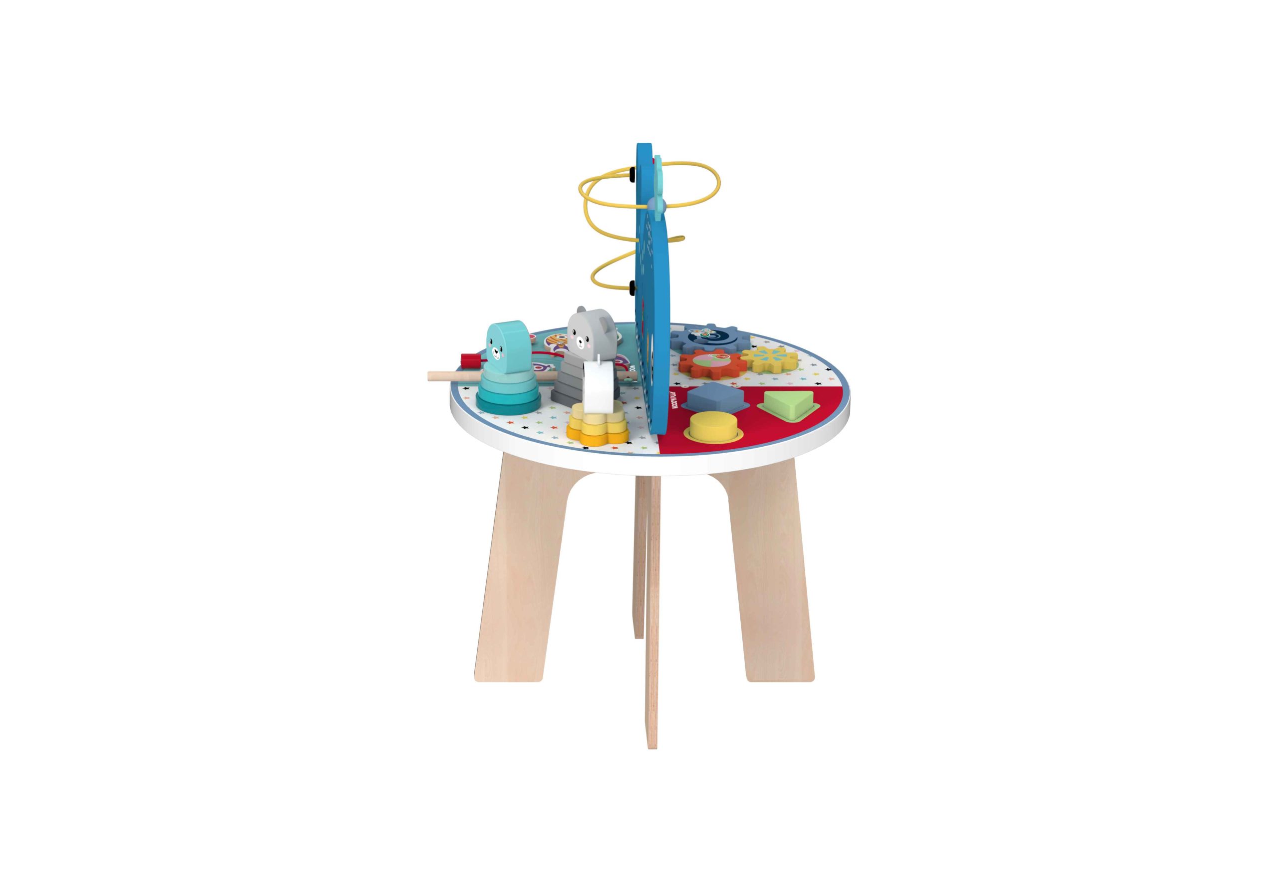 Wood' N Play Τραπέζι Δραστηριοτήτων με Θέμα τον Ωκεανό PRG00945 - Wood' N Play