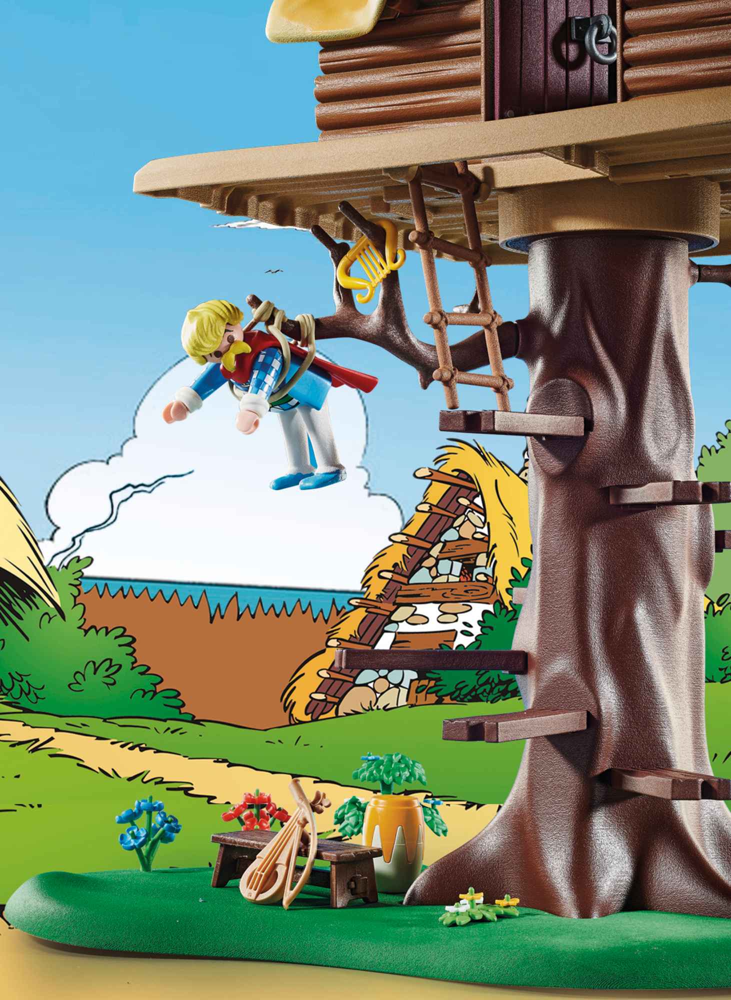 Playmobil Asterix : Το Δεντρόσπιτο του Βάρδου Κακοφωνίξ 71016 - Playmobil, Playmobil Asterix