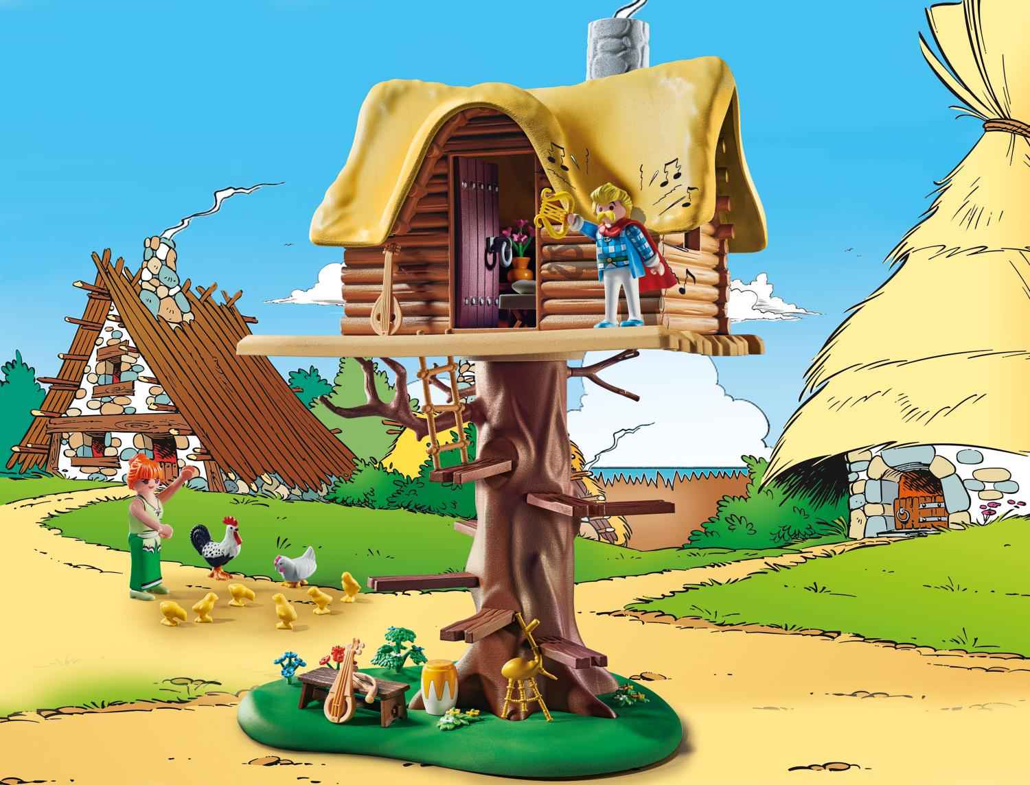 Playmobil Asterix : Το Δεντρόσπιτο του Βάρδου Κακοφωνίξ 71016 - Playmobil, Playmobil Asterix