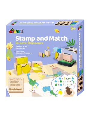 Avenir Stamp And Match-Create Dinosaurs 60738 - Avenir