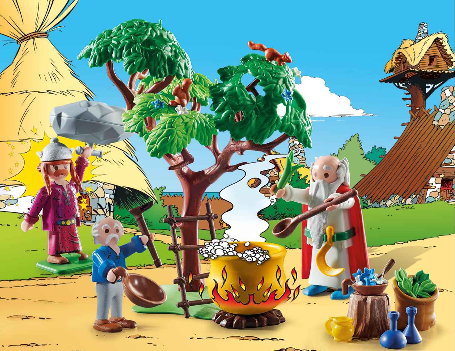 Playmobil Asterix : Ο Δρουίδης Πανοραμίξ 70933 - Playmobil, Playmobil Asterix