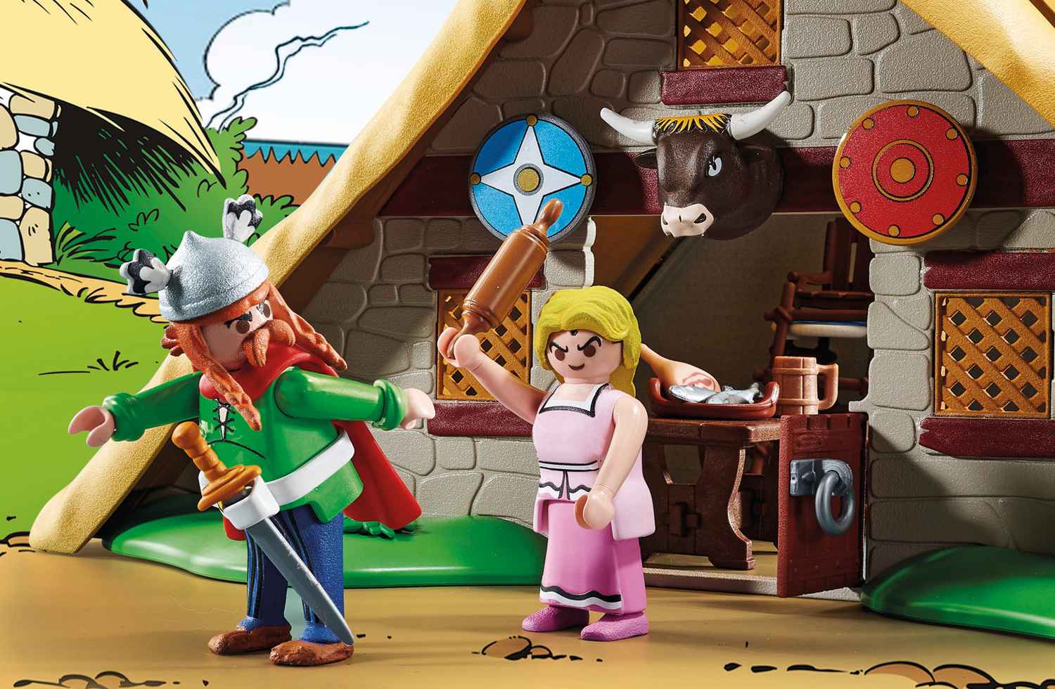 Playmobil Asterix : Η Καλύβα του Αρχηγού Μαζεστίξ 70932 - Playmobil, Playmobil Asterix