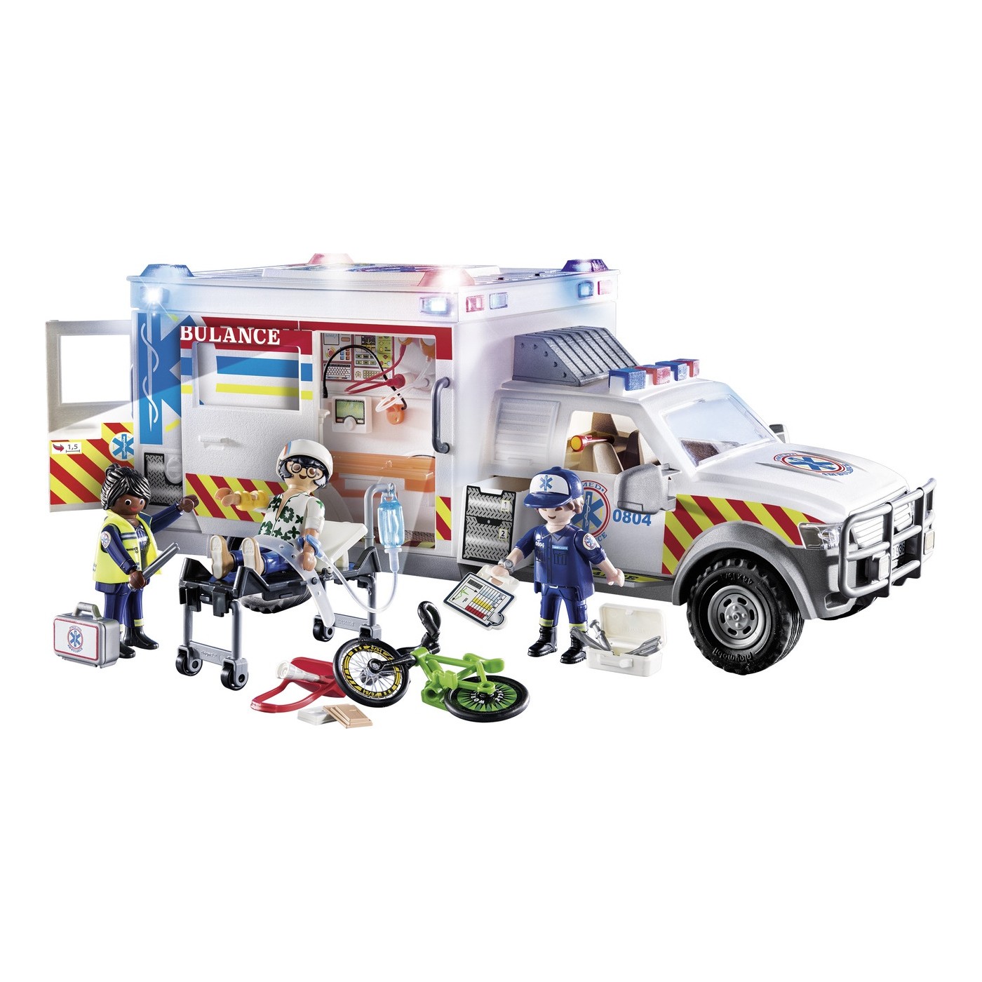 Playmobil City Action US Ambulance: Όχημα Πρώτων Βοηθειών 70936 - Playmobil, Playmobil City Action