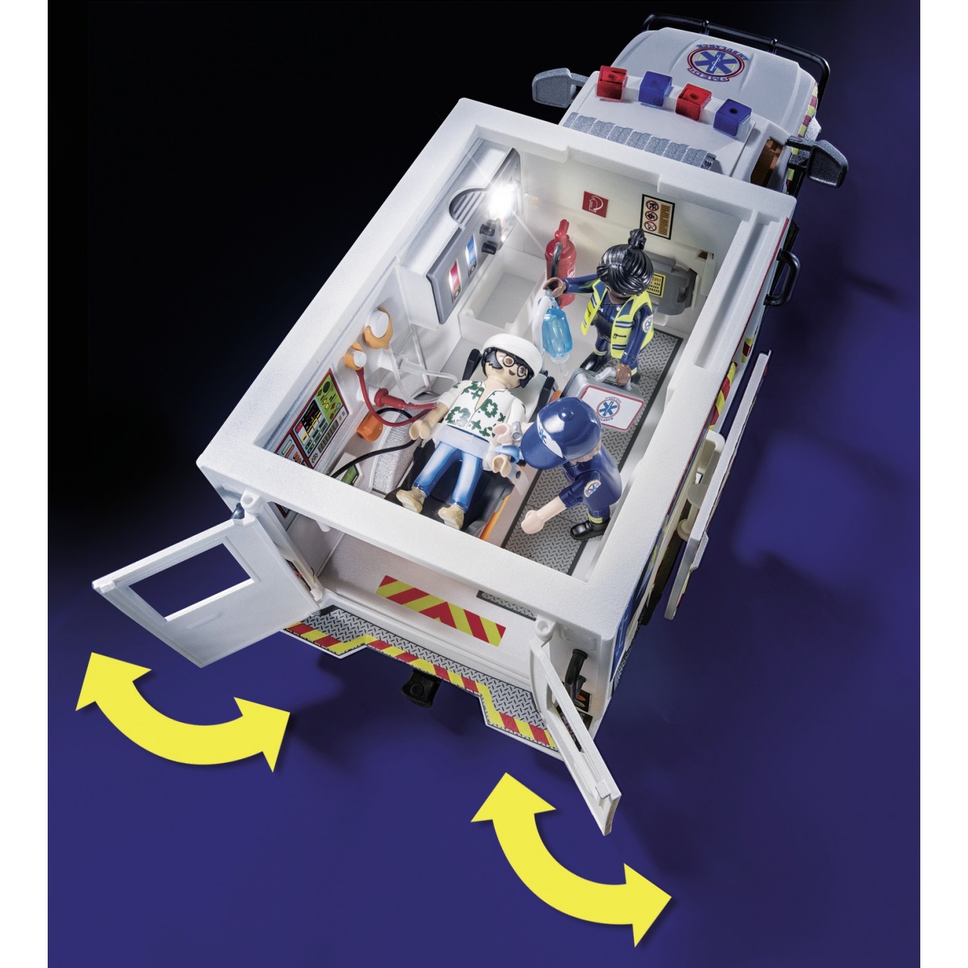 Playmobil City Action US Ambulance: Όχημα Πρώτων Βοηθειών 70936 - Playmobil, Playmobil City Action