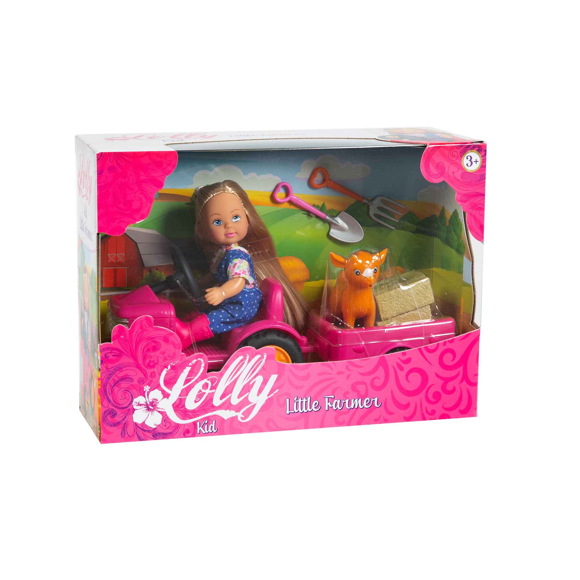 Lolly - Lolly Kid Little Farmer με Τρακτέρ και Αρνάκι PRG00691 - Lolly