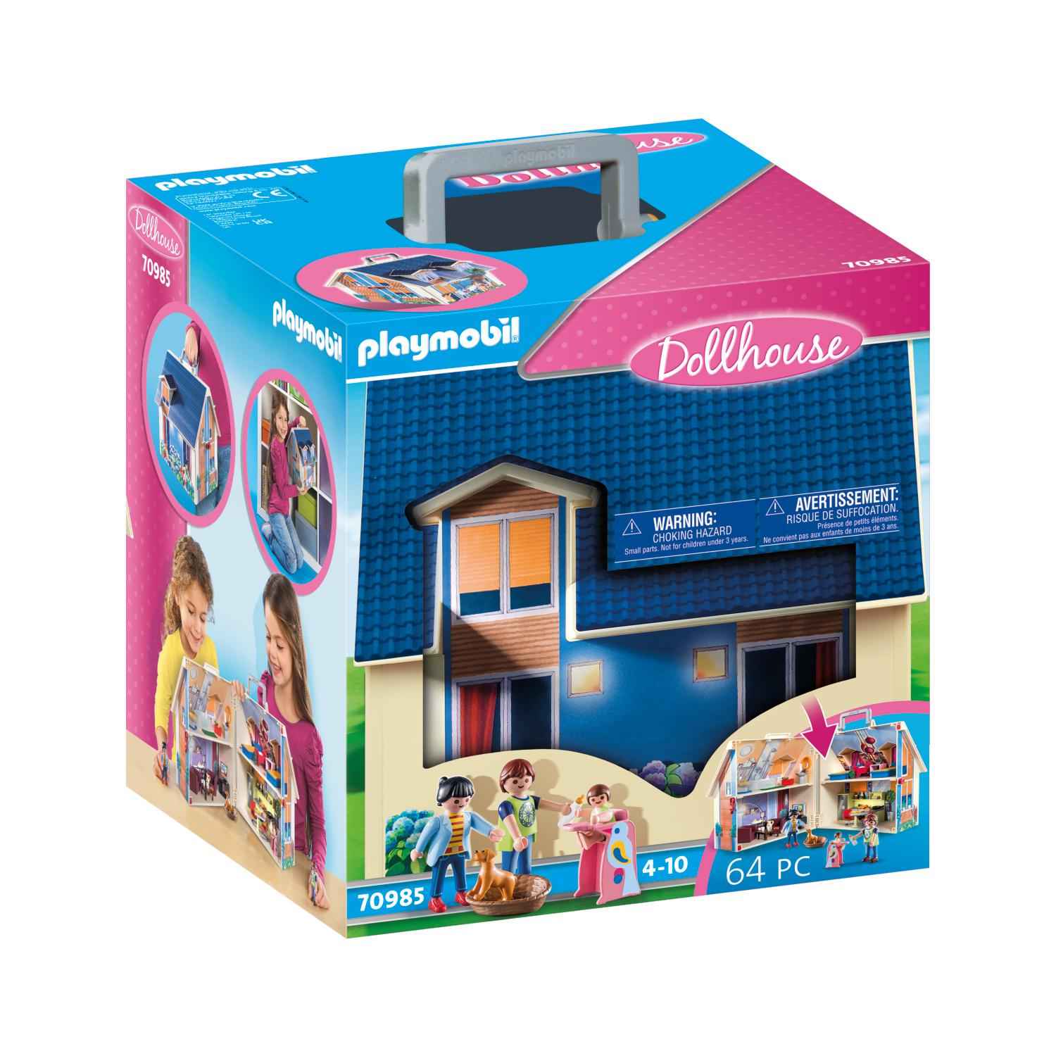 Playmobil Dollhouse Μοντέρνο Κουκλόσπιτο-βαλιτσάκι 70985 - Playmobil, Playmobil Dollhouse