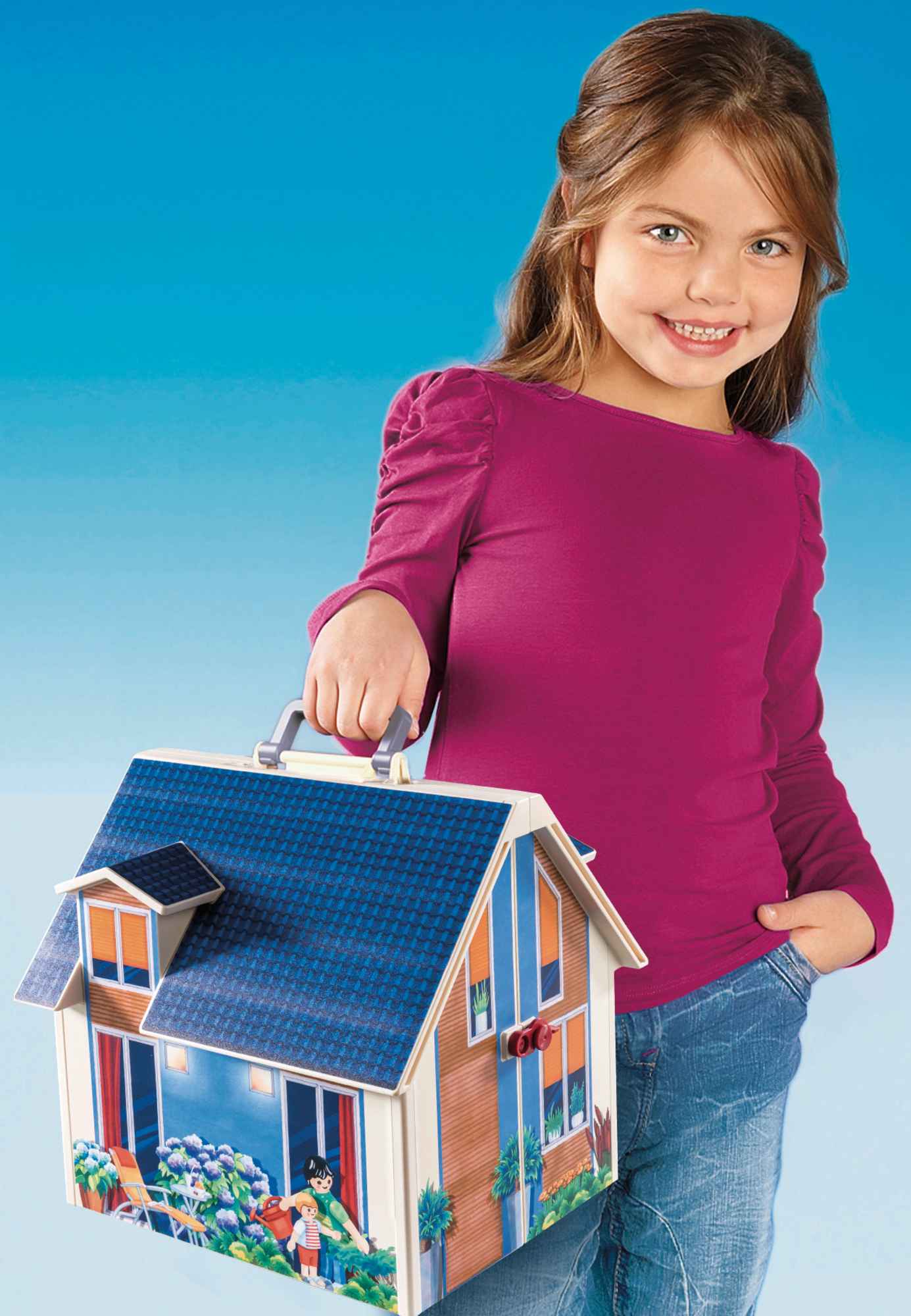 Playmobil Dollhouse Μοντέρνο Κουκλόσπιτο-βαλιτσάκι 70985 - Playmobil, Playmobil Dollhouse