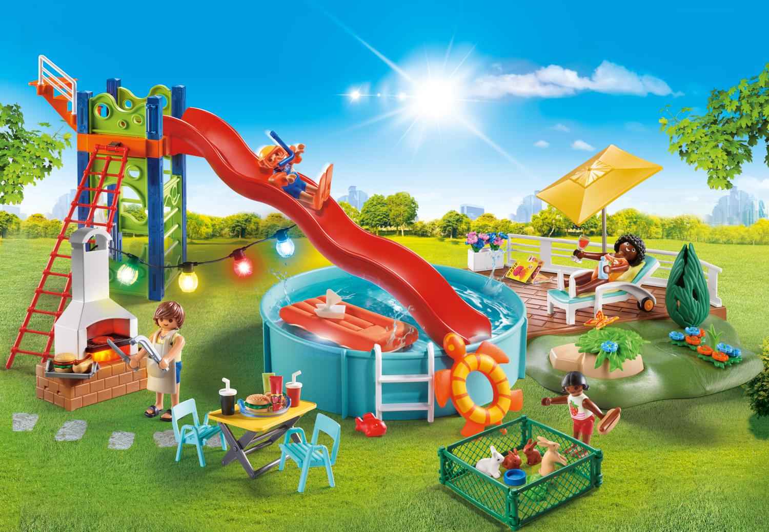 Playmobil City Life Πάρτυ στην Πισίνα 70987 - Playmobil, Playmobil City Life