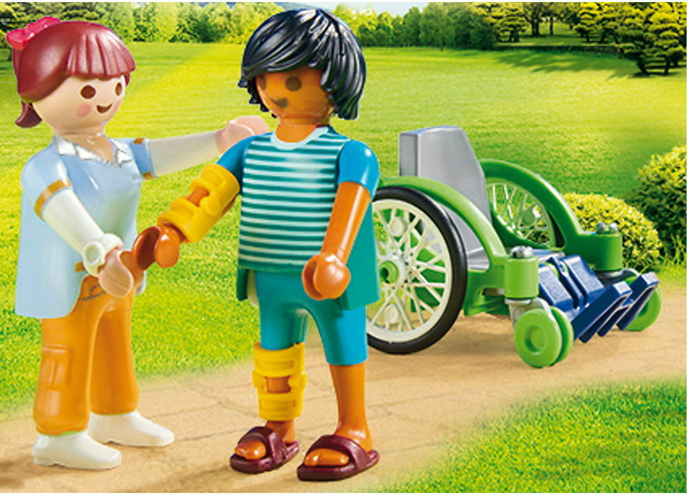 Playmobil City Life Ασθενής με Καροτσάκι 70193 - Playmobil, Playmobil City Life