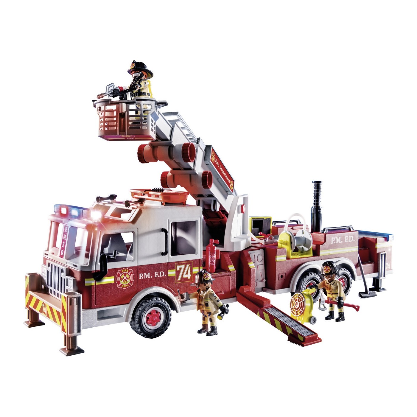 Playmobil City Action US Tower Ladder: Πυροσβεστικό όχημα 70935 - Playmobil, Playmobil City Action