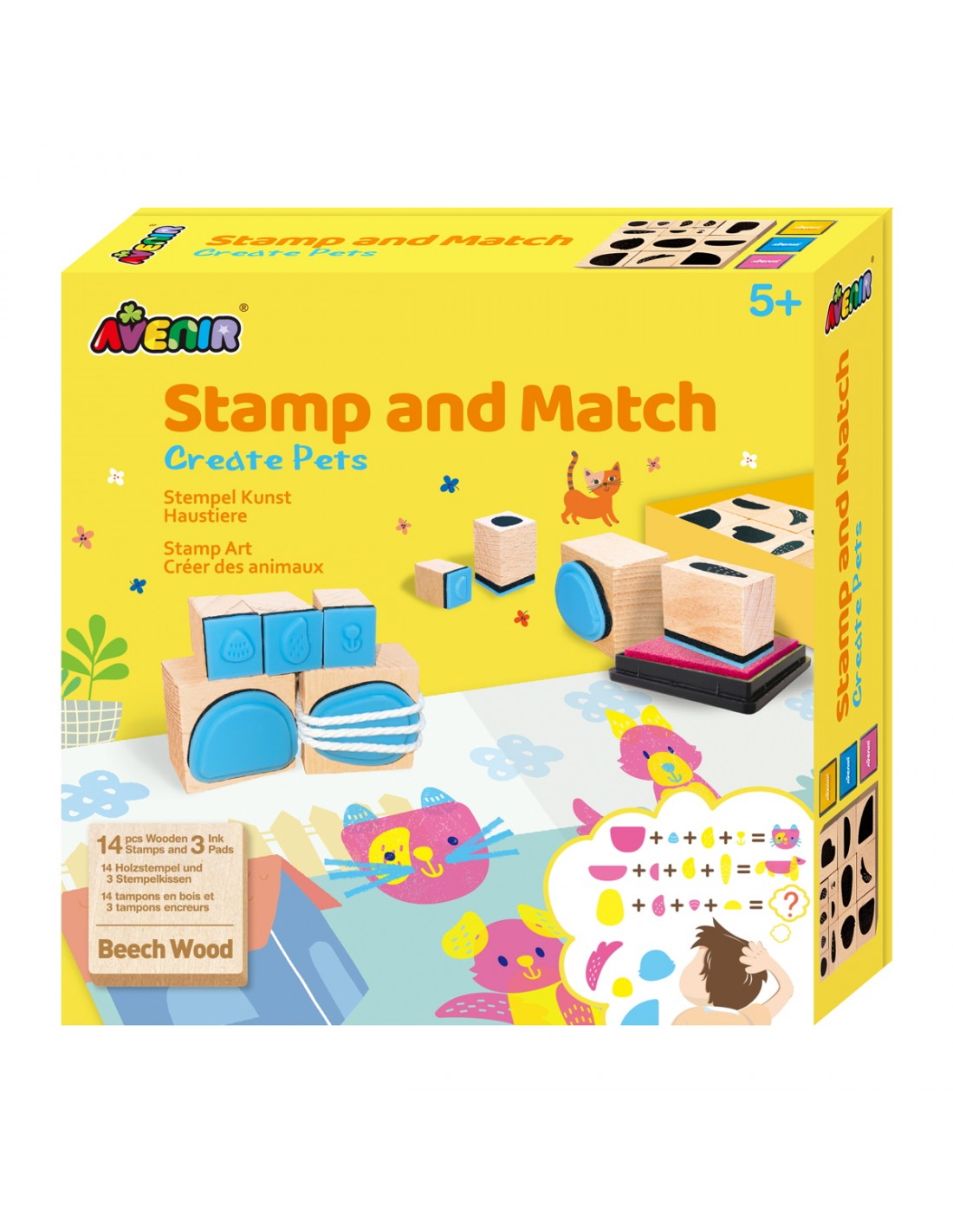 Avenir Stamp And Match-Create Pets 60741 - Avenir