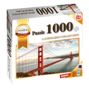 ZIG ZAG Παζλ Golden Gate Bridge 1000 τεμαχίων - με Κόλλα PRG00844 - ZIG ZAG