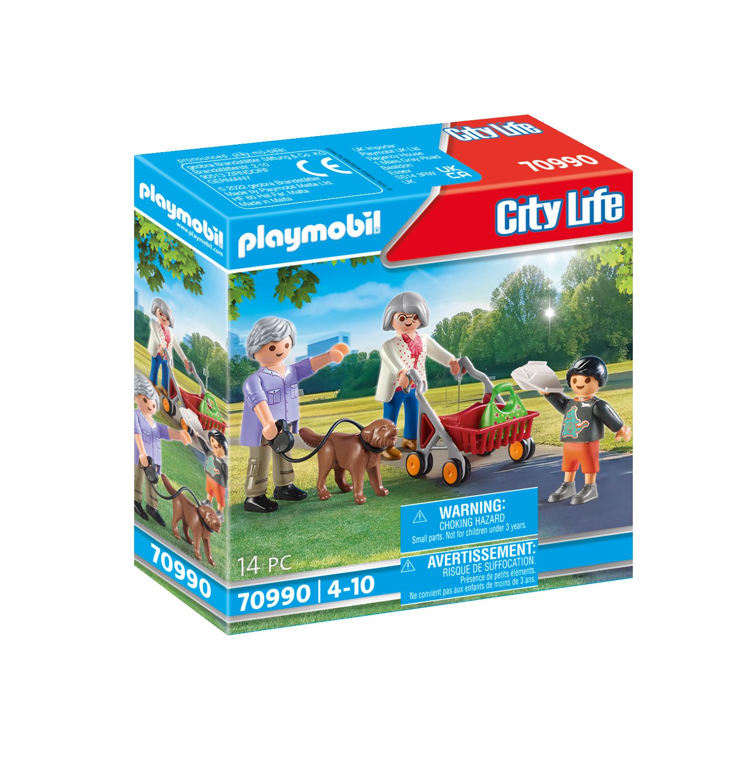 Playmobil City Life Παππούς και Γιαγιά με Εγγονάκι 70990 - Playmobil, Playmobil City Life