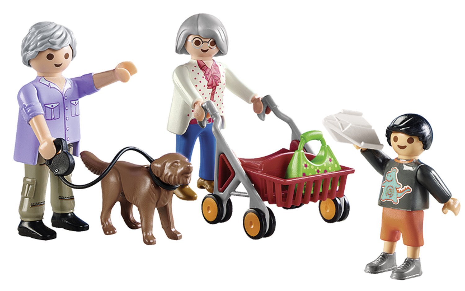 Playmobil City Life Παππούς και Γιαγιά με Εγγονάκι 70990 - Playmobil, Playmobil City Life