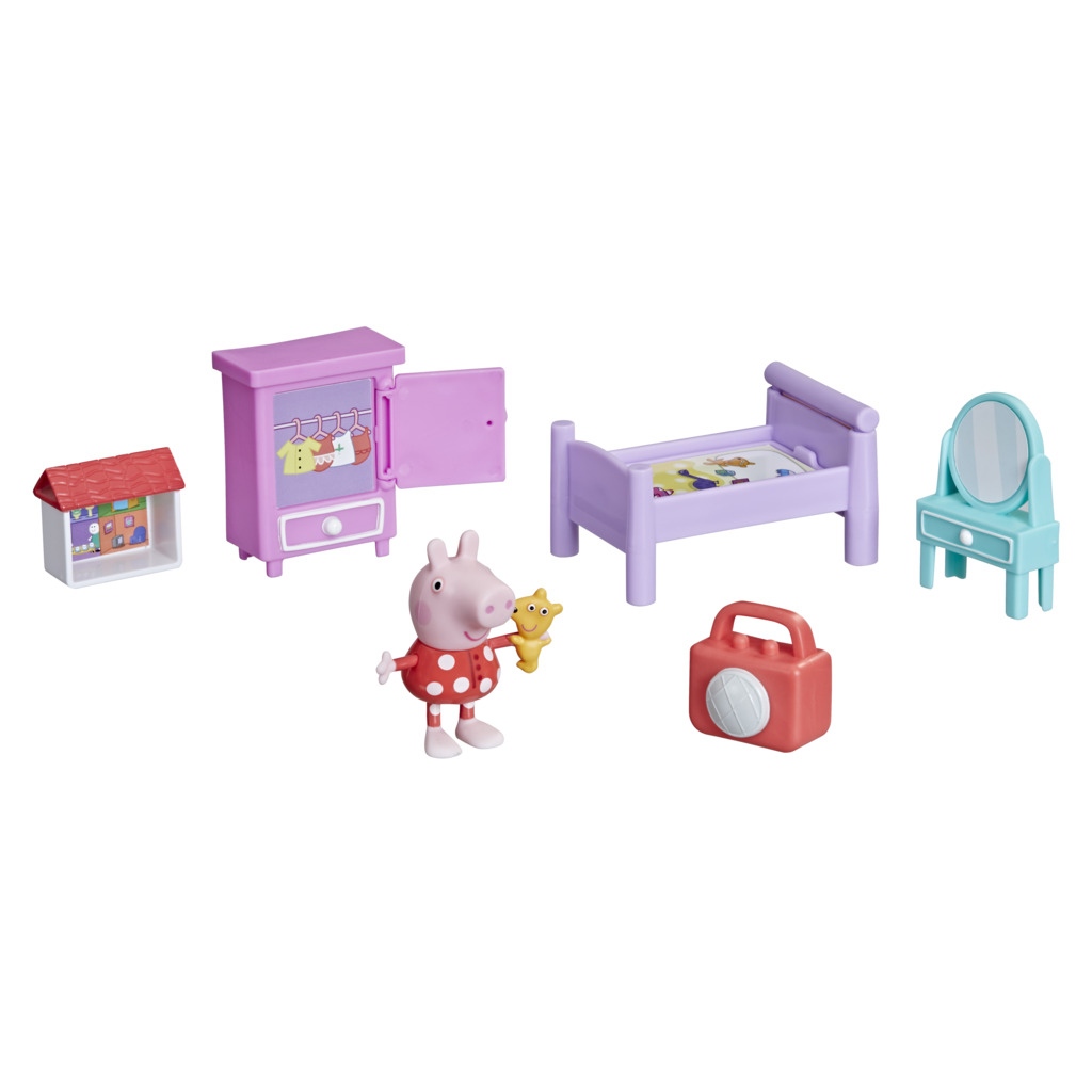 Peppa Pig Little Rooms Peppa's Adventures Σετ Δωμάτια 2 Σχέδια F2513 - Peppa Pig