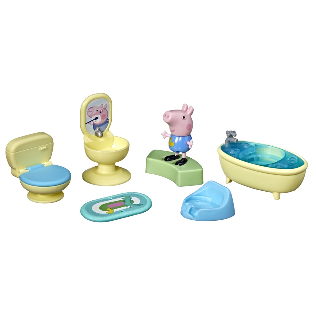 Peppa Pig Little Rooms Peppa's Adventures Σετ Δωμάτια 2 Σχέδια F2513 - Peppa Pig