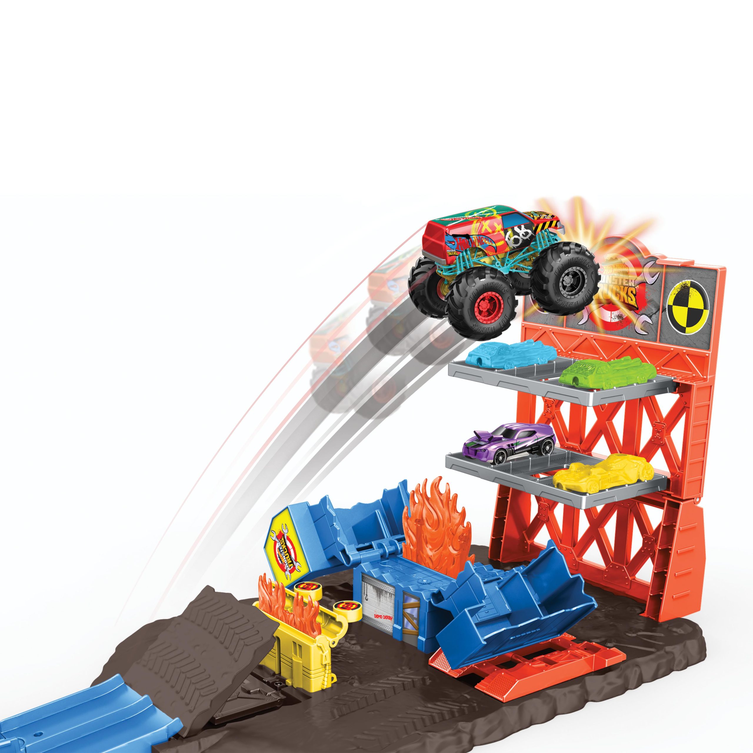 Hot Wheels® Monster Trucks Σούπερ Εκρήξεις & Συγκρούσεις  HFB12 - Hot Wheels