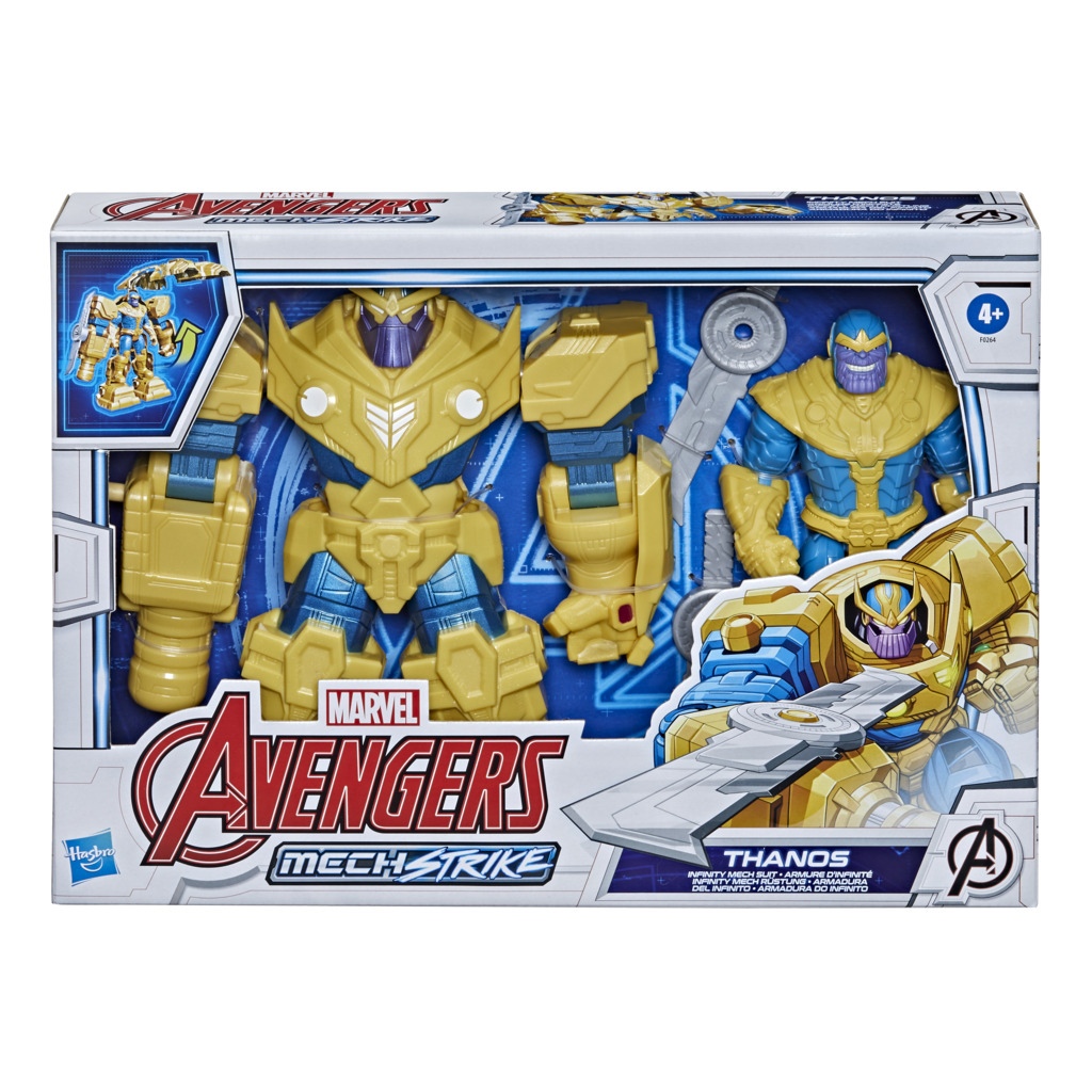 Avengers Mech Strike Thanos Mech Suit 9 Ιντσών με Blade Όπλο F0264 - Avengers