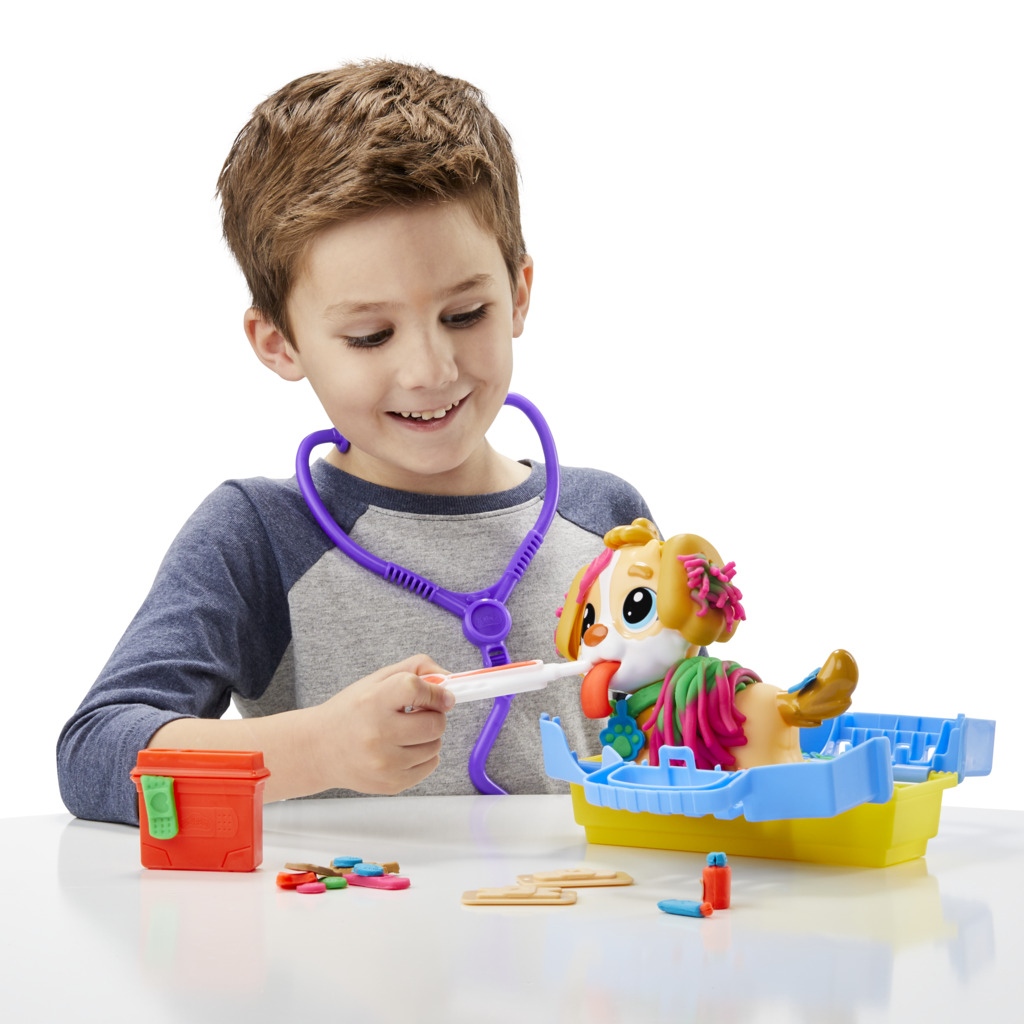 Play-Doh Care 'N Carry Vet Playset Κτηνιάτρου F3639 - Play-Doh